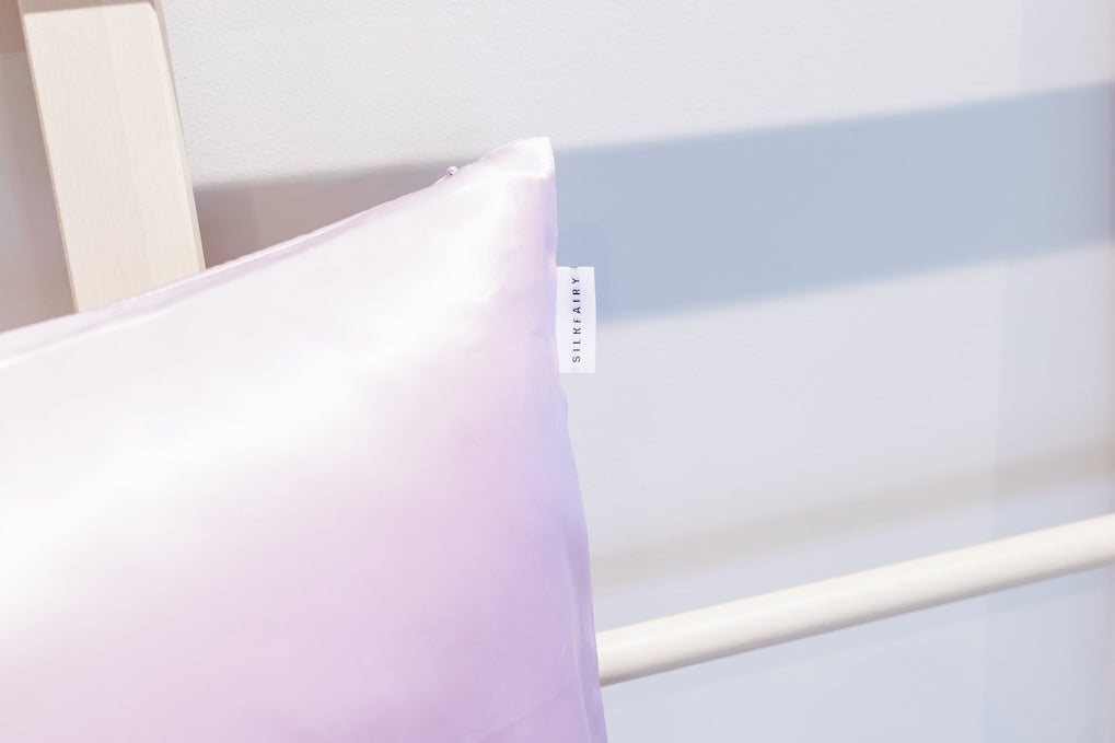Lilac Zippered Silk Pillowcase