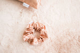 (New) Rose Gold Silk Scrunchie