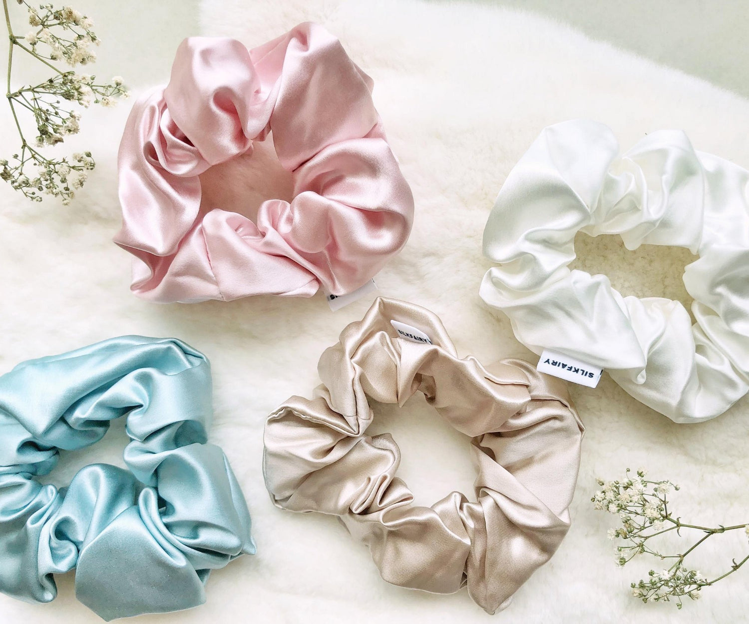 SilkFairy Silk Scrunchies