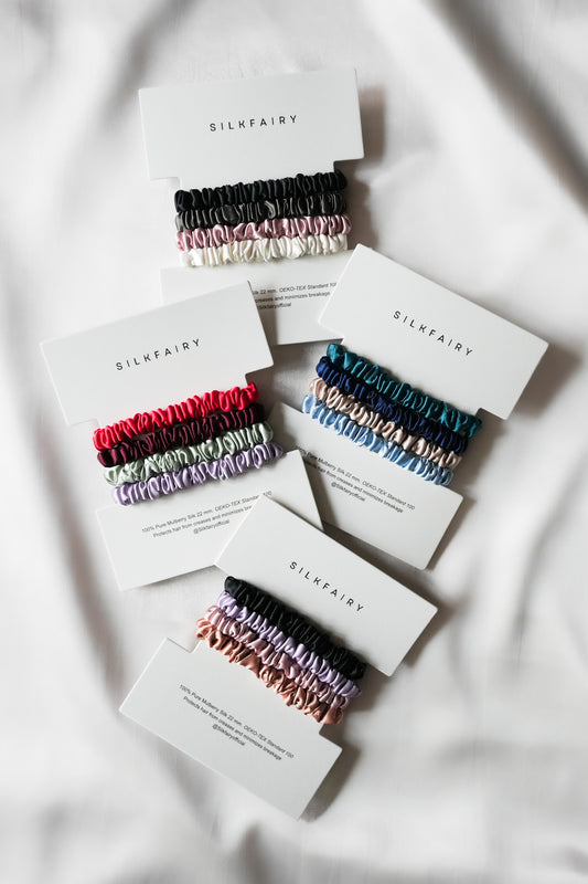 Silk Scrunchie Sets (Slim)