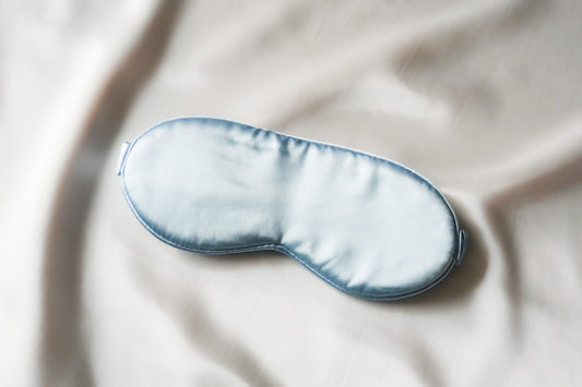 NEW COLOURS: Baby Blue / Rust / Lilac/ Ash Grey Silk Eye Mask