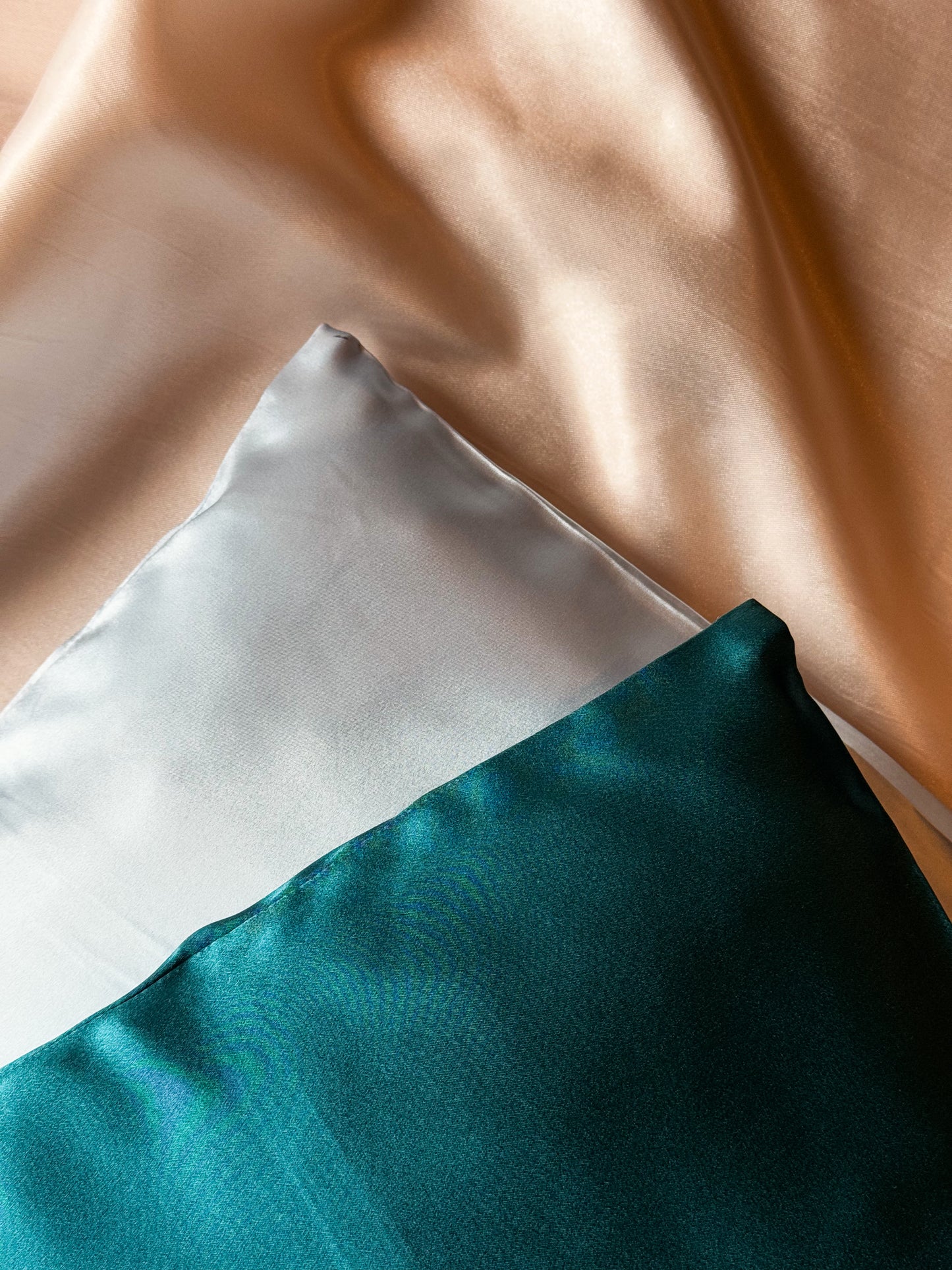 Silk Pillowcase- Teal (Flash Sale)