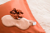 (New) Rust Zippered Silk Pillowcase