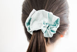 (New) Tiffany Blue Silk Scrunchie