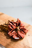 (New) Rust Silk Scrunchie